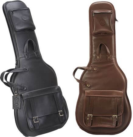 【良品】GIG bag ギターケース 　  レザー (フルアコ、ピックギター用)